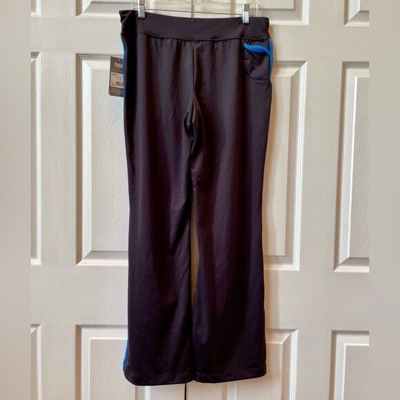 EVERLAST MISSY EVERDRI PANT IN BLACK WITH BLUE SIZE LARGE - Picture 4 of 5